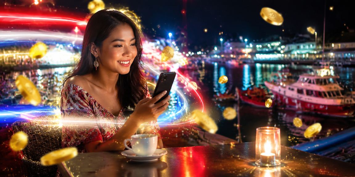 Pemain Malaysia mengakses meja Baccarat langsung megawin88 melalui telefon pintar